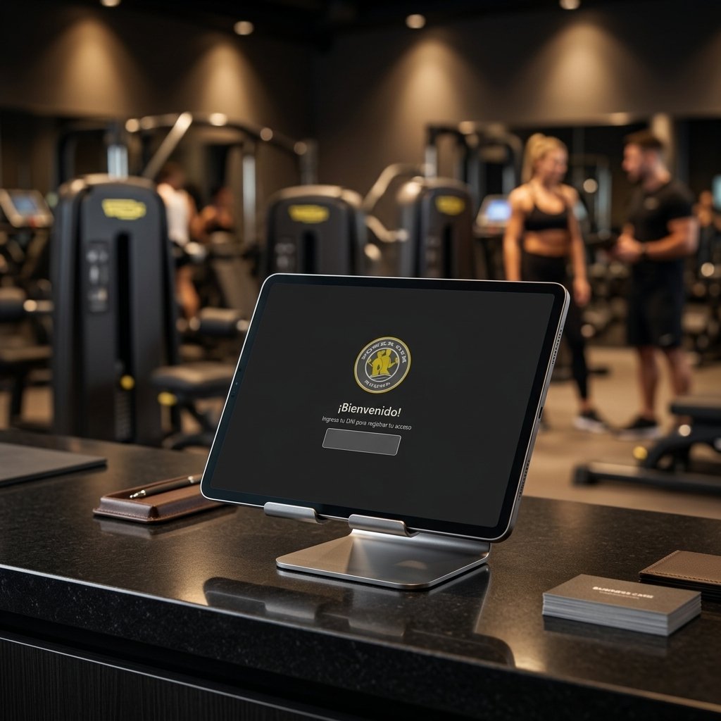 Sistema de control de acceso para gimnasios mediante tablet y DNI